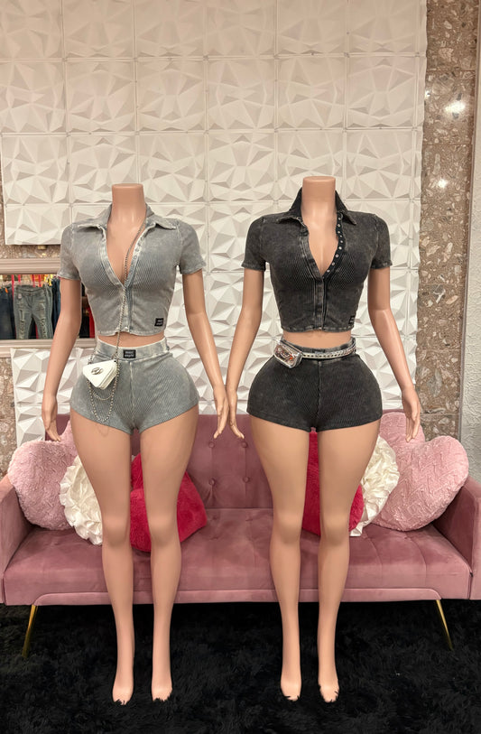 Behind The Scenes Lounge Short Set