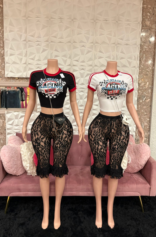 Women lace leggings