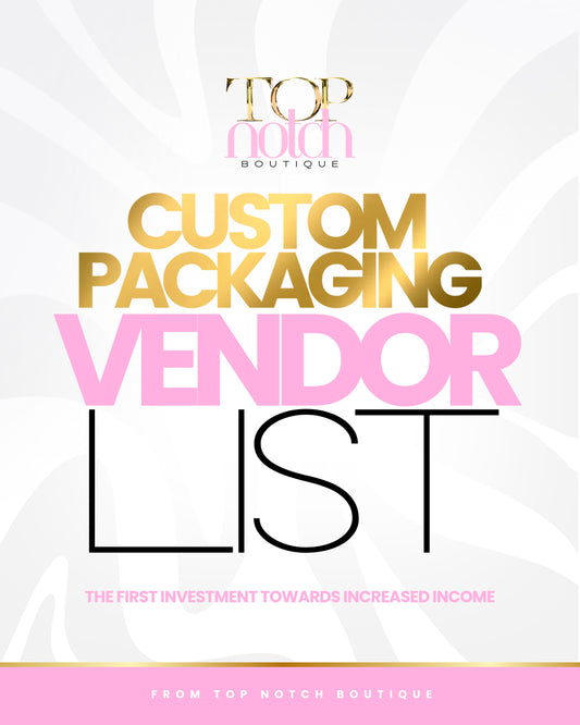 Custom Packaging Vendor List