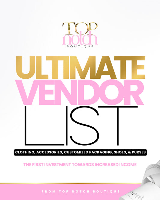 Ultimate Vendor List